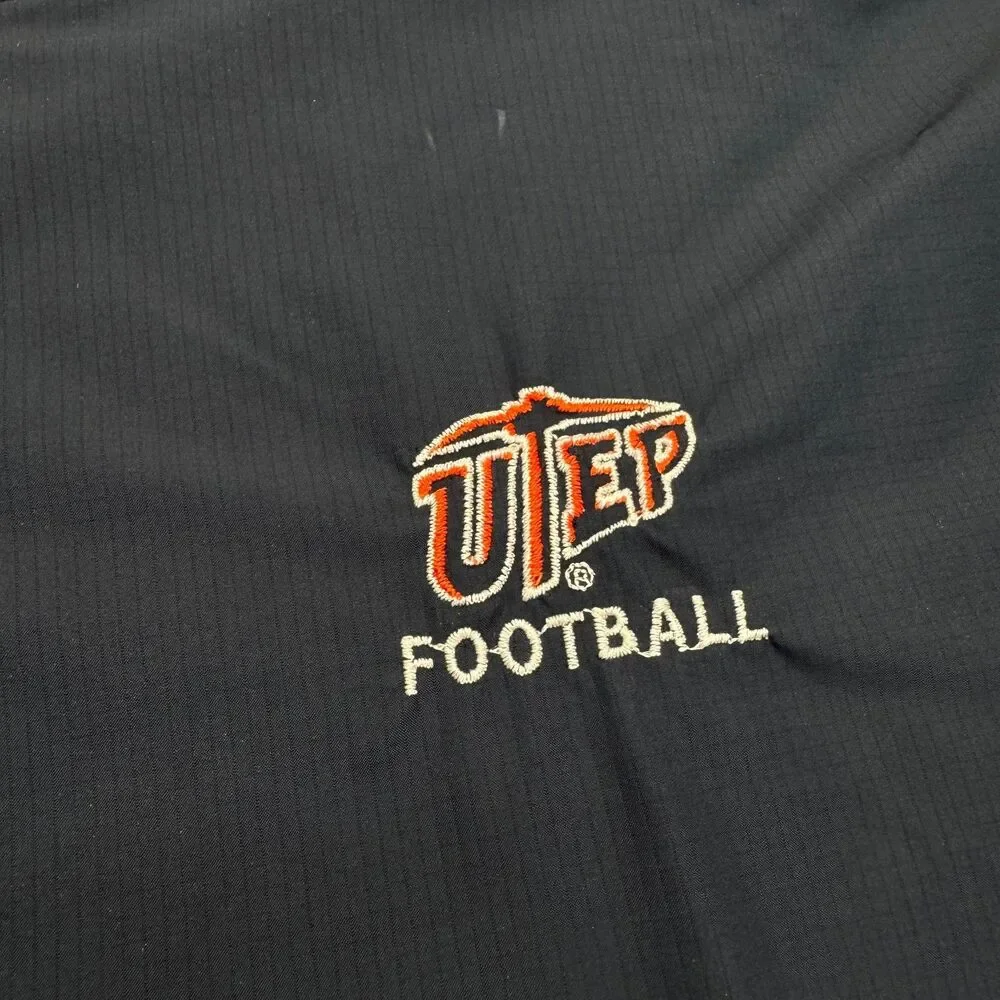 USED MD UTEP Miners Nike Football Team Issue Lightweight 1/4 Zip Pullover